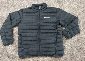 Columbia Jacket Mens Large Black 650 Fill Puffer Lightweight Insulated  - Picture 1 of 8
