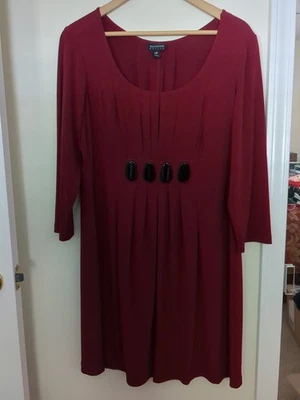 Vestido rojo para mujer Enfocus talla 14 P nuevo con etiquetas venta al por menor 49 Foto 1 de 3