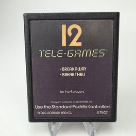 Breakaway Breakthru 12 Tele-games Atari 2600