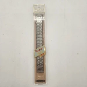 Twist-On By Speidel 1/2" Silver-tone Stainless Steel Watch Band Replacement VTG - Picture 1 of 11