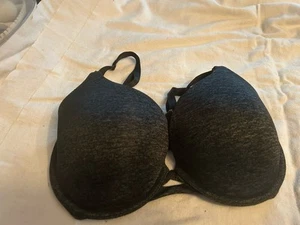 Victoria’s Secret Body By Victoria Padded Perfect Coverage Bra Black Sz 32DDD - Picture 1 of 4