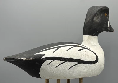 工作高头金色拖曳复古装饰鸭子来自BROCKVILLE(?) ONTARIO — 第 1/4 张图片