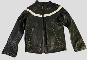 Ali & Oli Kids S/P Leather Like Motorcycle Jacket Good Shape Rare - Picture 1 of 8