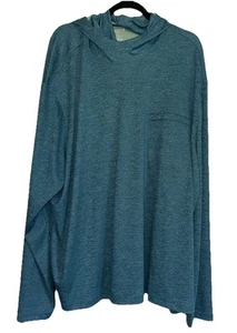 NWT Duluth Trading Armachillo Cooling has-Mask Teel Hoodie Mens 3XL - Picture 1 of 9