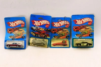 Lot Of 4 Hot Wheels Sealed New Stutz Blackhawk Tricar X8 Seville Sheriff - Image 1 of 4