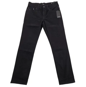 NEW True Religion Geno Jeans Men's 33x32 Midnight Black Relaxed Slim Fit - Picture 1 of 20