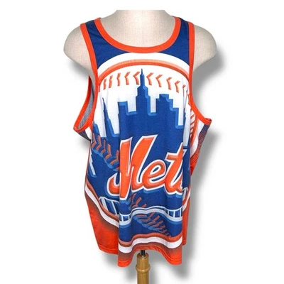 NUEVA YORK METS SUAVE 2XL MLB CAMISETA SIN MANGAS VERANO MUSCULOSA SHEA STADIUM CITI NUEVA SIN ETIQUETAS Foto 1 de 4