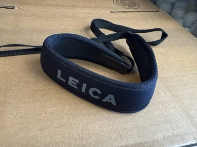 Genuine Leica Neck Strap for Ultravid / Geovid Binoculars, Camera,  Black - Image 1 of 4