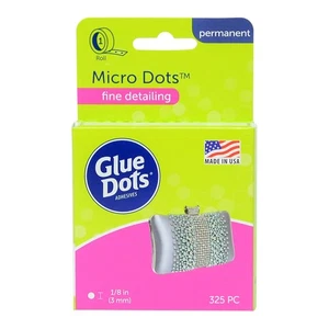 Klebepunkte, Micro Dots, doppelseitig, Permanent, 1/8, 325 Punkte, Diamond Paint... - Bild 1 von 8