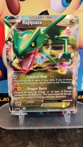 RAYQUAZA Ex Black Star Promo POKEMON Full-Art Holo 2012 Trading Card BW47 - Foto 1 di 2