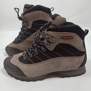 Trezeta Gore-Tex Stivali Uomo Scamosciati Passeggio Escursionismo Italiano - Grigio - Taglia 10 UK - Foto 1 di 18