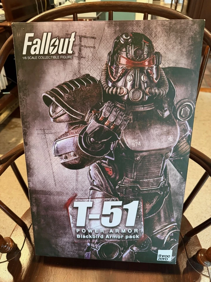 Three Zero Fallout T-51 Power Armor Blackbird Armor Pack 1/6 Nuevo En Caja ¡RARO! Foto 1 de 1