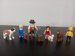 PLAYMOBIL FIGURAS HEIDI ABUELO SAN BERNARDO PEDRO CABRA CLARA 70255 70253 70258 - Imagen 1 de 1