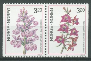Norwegen 1990 Pflanzen Orchideen 1040/41 ZD postfrisch - Bild 1 von 1