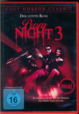 Prom Night III The Last Kiss Rare UNCUT German PAL R2 DVD English Like New - Image 1 of 3