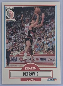 1990-91 FLEER UPDATE #U81 DRAZEN PETROVIC RC HOF NM - Bild 1 von 2