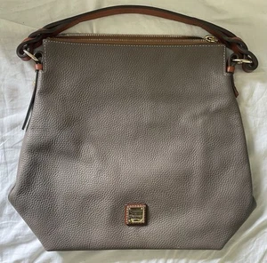 Dooney & Bourke Pebblestone Leder große Hobo Handtasche - Bild 1 von 8