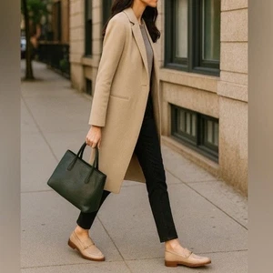 Sarto by Franco Sarto Eda Bit beige Leder Slipper klassische Büro Halbschuhe 8,5 M - Bild 1 von 14