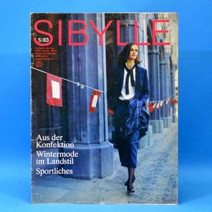 DDR Sibylle 5 1983 Vogue Modezeitschrift Mäntel Landhausstil Männermode Pullover - Bild 1 von 1