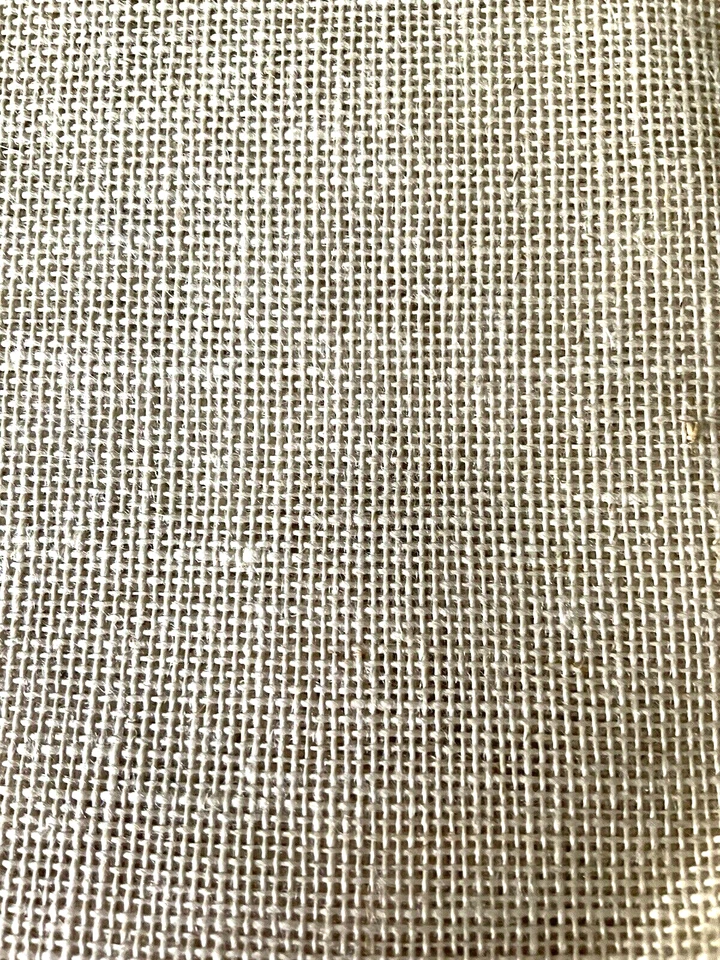 Cross Stitch Fabric Linen 20 Ct Beige Size 9-1/2" x 5-1/2" - Image 1 of 1