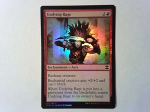 Foil Undying Rage	 Eternal Masters - Magic the Gathering Mtg Red - Picture 1 of 1