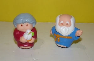 Little Tikes Noah & Wife Toddle Tots Noah's Ark 2 pc Replacement pieces people - Picture 1 of 3