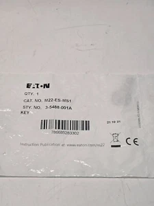 Eaton single key MS1 spare key type M22-es-ms1 replacement key NEW c1-10 - Picture 1 of 2