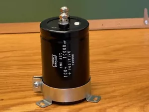 For QUAD 405 Fresh! 100V 10000μF 50mm X 80mm Nippon Chemi-Con Capacitor 10000uF - Picture 1 of 9