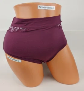 Lane Bryant Cacique Comfort Bliss Full Brief Plus Panty 22/24 Grape Wine Lace - Picture 1 of 7