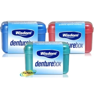 3x Wisdom Denture Box Dental Retainer Case Teeth False Tooth Storage Container - Picture 1 of 1