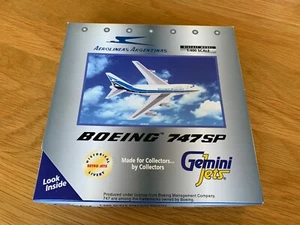 AEROLINEAS ARGENTINAS Boeing 747SP RARE Gemini Jets Model 1:400 GJARG055 LV-OHV - Picture 1 of 12