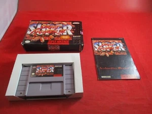 Super Street Fighter II (Super Nintendo SNES) COMPLETE w/Box manual game WORKS! - Picture 1 of 13