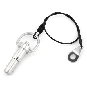 Stainless Steel 10mm Quick Release Ball Lock Pin 10mm Length Usable Security - Picture 1 of 5