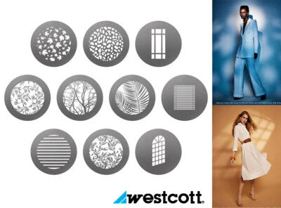 Westcott Environmental Gobo Pack per spot ottico di Lindsay Adler (confezione da 10)