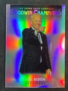 2021 UD GOODWIN CHAMPIONS Silver Holo JOE BIDEN #2 POTUS - Picture 1 of 2