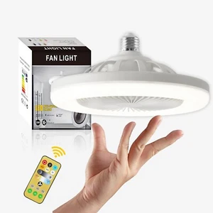 27"Ventilador De Techo Con Lampara Luz Luces y Control Remoto para Dormitorio Sa - Picture 1 of 7