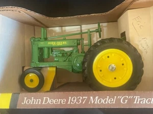 Vtg 1987 Ertl USA 1/16 Blueprint #548 John Deere 1937 Model "G" Farm Tractor NIB - Picture 1 of 5