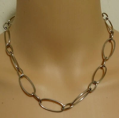 Collar de eslabones ovalados de plata Ralph Lauren  Foto 1 de 4