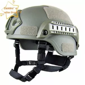 MICH Bulletproof Helmet PE NIJ IIIA Aramid Training Helmet Cycling Helmet New - Picture 1 of 20