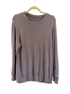 COMMANDO Luxury Womens Sweatshirt Tunic Purple Butter Loungewear Sz L - Picture 1 of 4