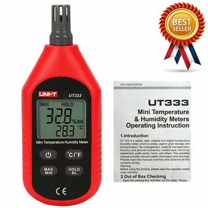 UNI-T UT333 Termómetro Digital Mini Temperatura Humedad Higrómetro Nuevo - Imagen 1 de 6