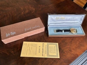 Vintage Lord Elgin Chevron Digital Read Jump Hour Watch NOS Grade Mint original - Picture 1 of 13
