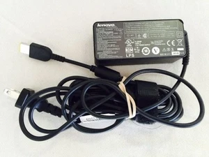 Genuine IBM Lenovo AC Adapter Power Supply 45W Carbon X1 Yoga S1 - Picture 1 of 3