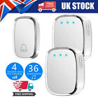 Wireless Door Bells 1000ft Range Home Cordless 36 Chimes Plug In Doorbell Chime