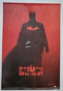 Robert Pattinson Signed BATMAN Full Size 27x40 DS Movie Poster INSCRIPT Beckett - Picture 1 of 10