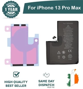 Replacement Battery For Apple iPhone 13 Pro Max Battery 4352mAh A2653 New - Afbeelding 1 van 4