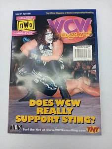 WCW Magazin Ausgabe 37 April 1998 mit Plakaten Sting Hulk Hogan - Bild 1 von 2