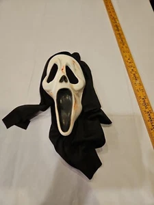 Vintage Scream Maske schwarz Kapuze Style - Bild 1 von 9