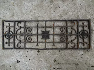 Historisch antikes französiches Türgitter Fenstergitter Frankreich 79,5 x 26,5 - Bild 1 von 10