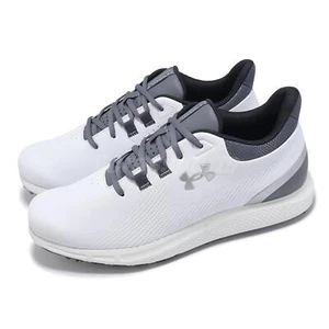 Under Armour Drive Medal SL Wide UA White Grey Men Golf Shoes 3028240-100 - Picture 1 of 8